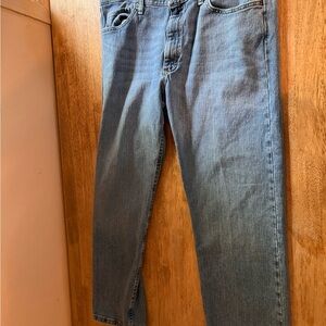 Wrangler Jeans Mens 38x29 Blue Jeans Denim Regular Fit